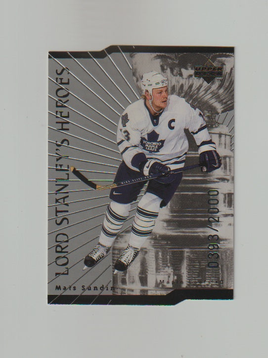 1998-99 Upper Deck Lord Stanley's Heroes Quantum 1 #LS24 Mats Sundin