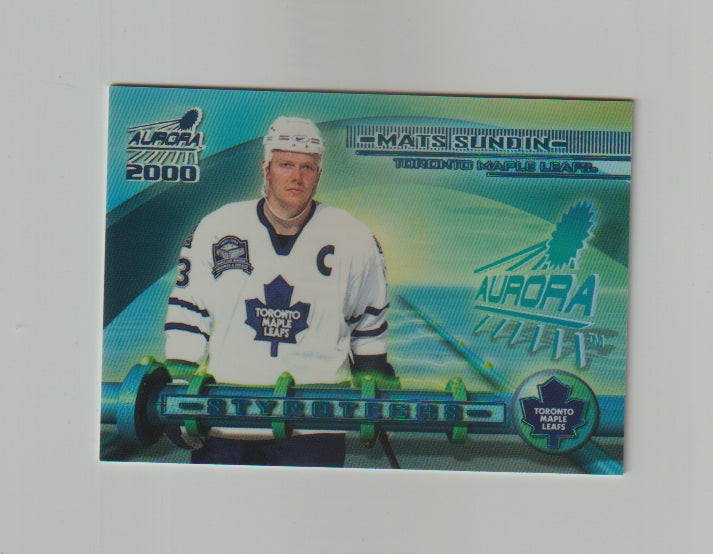 1999-00 Aurora Styrotechs #19 Mats Sundin
