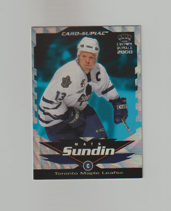 1999-00 Black Diamond Card-Supials #19 Mats Sundin