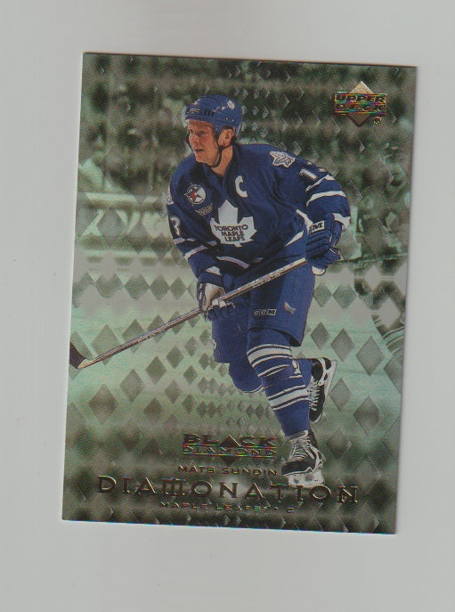 1999-00 Black Diamond Diamonation #D15 Mats Sundin