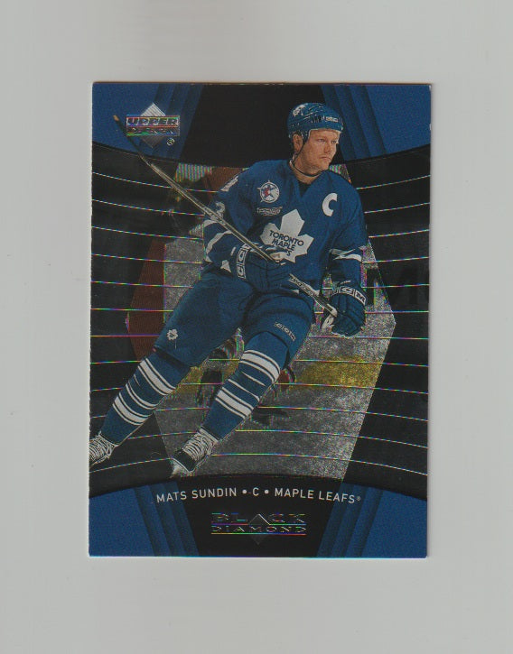 1999-00 Black Diamond #82 Mats Sundin