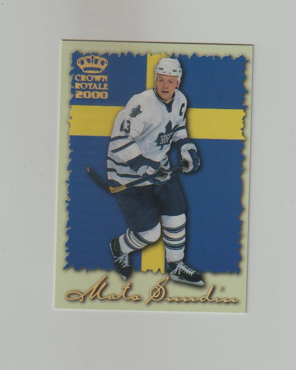 1999-00 Crown Royale International Glory #25 Mats Sundin