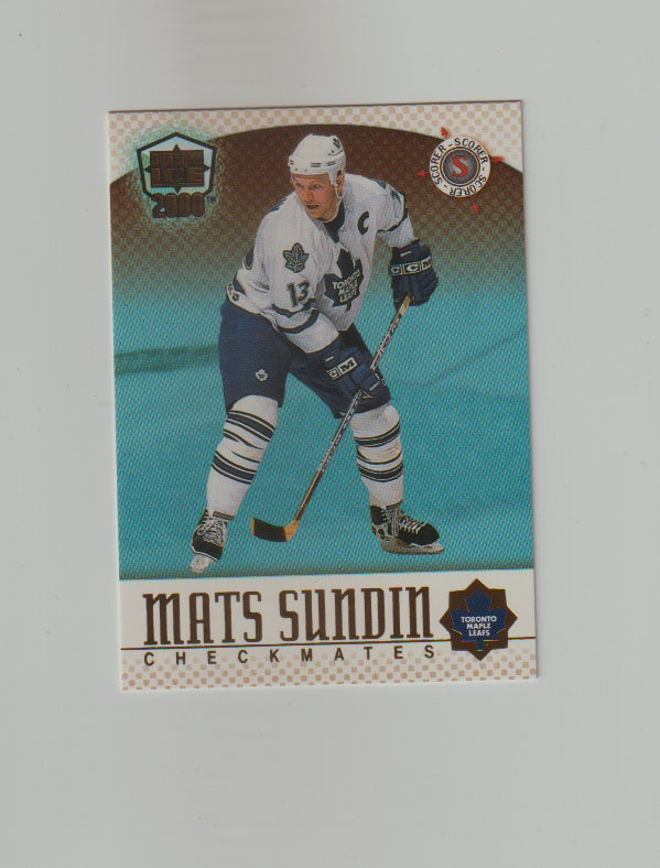 1999-00 Pacific Dynagon Ice Checkmates Canadian #30 Mats Sundin