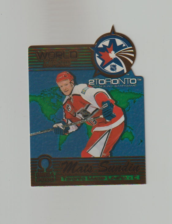 1999-00 Pacific Omega World All-Stars #9 Mats Sundin