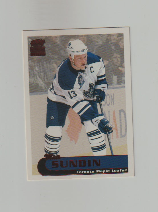 1999-00 Paramount Red #230 Mats Sundin