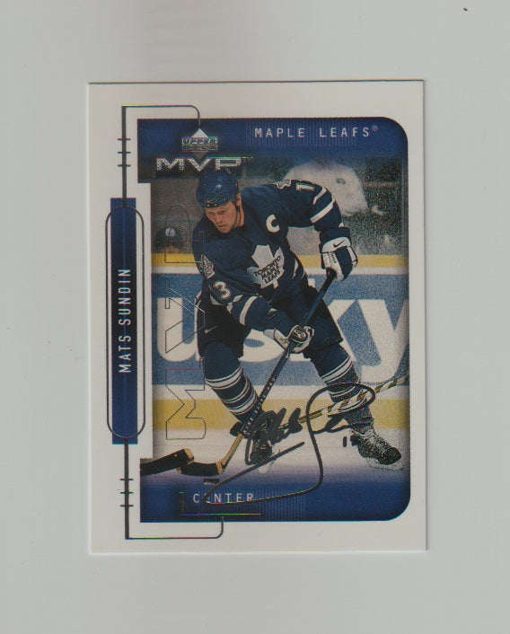 1999-00 Upper Deck MVP Silver Script #196 Mats Sundin