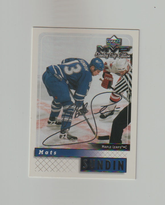 1999-00 Upper Deck MVP Stanley Cup Edition Silver Script #173 Mats Sundin