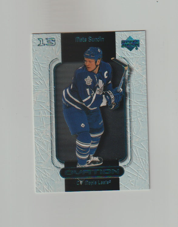 1999-00 Upper Deck Ovation #56 Mats Sundin