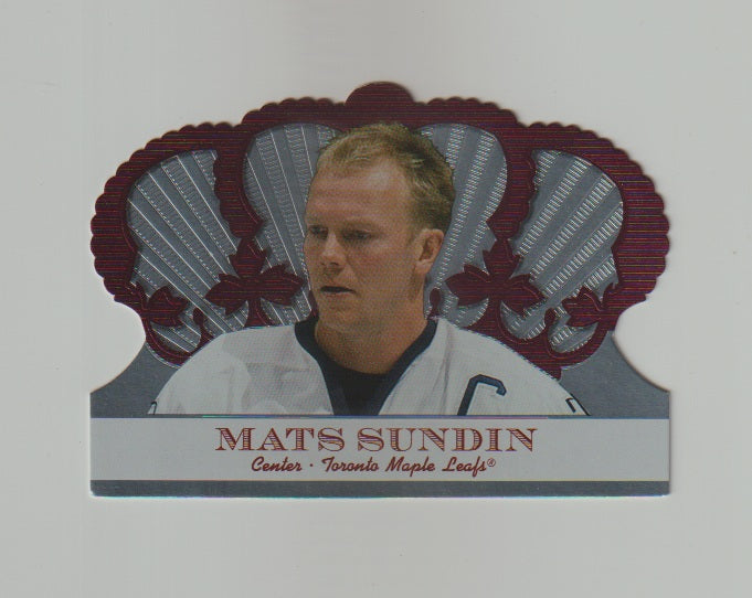 2000-01 Crown Royale Red #102 Mats Sundin