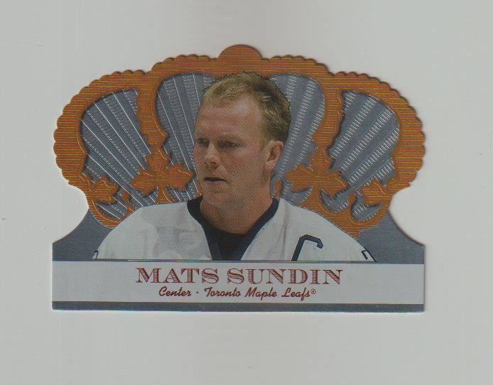 2000-01 Crown Royale #102 Mats Sundin