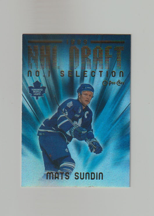 2000-01 O-Pee-Chee NHL Draft #NHLD6 Mats Sundin