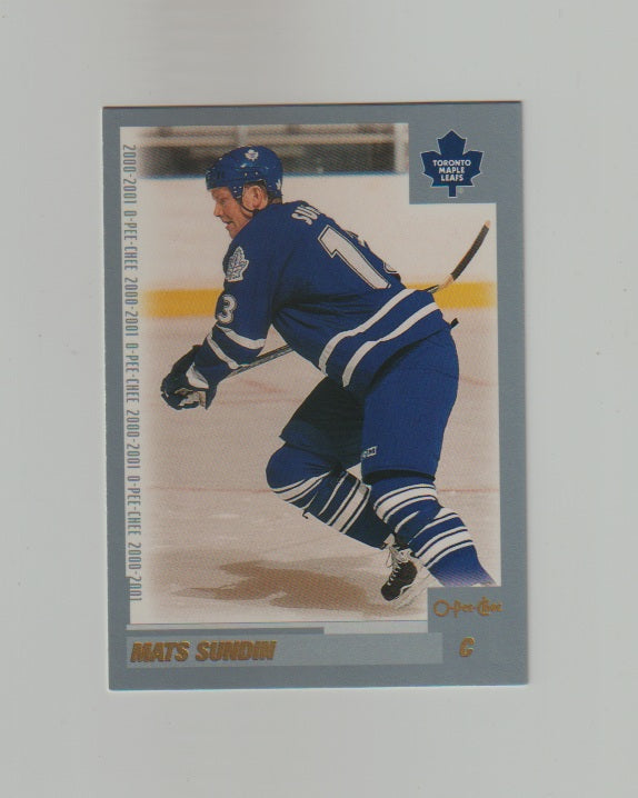 2000-01 O-Pee-Chee #4 Mats Sundin