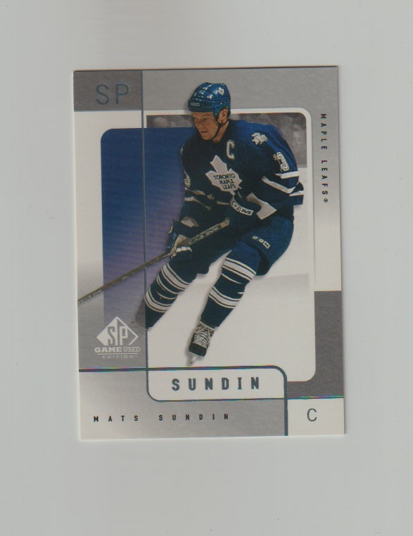 2000-01 SP Game Used #56 Mats Sundin
