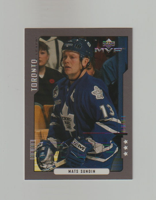 2000-01 Upper Deck MVP Third Stars #167 Mats Sundin