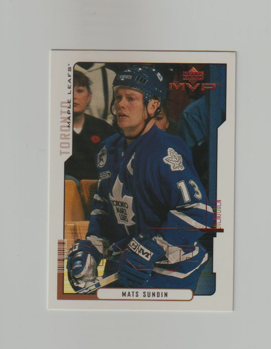 2000-01 Upper Deck MVP #167 Mats Sundin