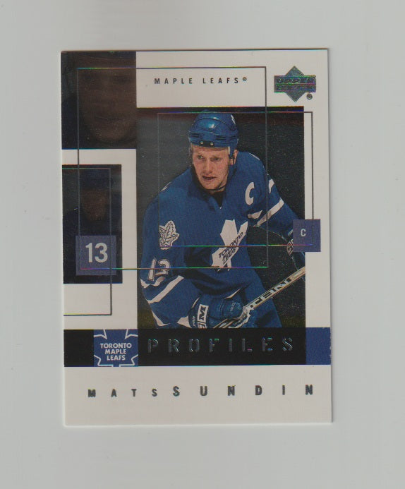 2000-01 Upper Deck Profiles #P9 Mats Sundin
