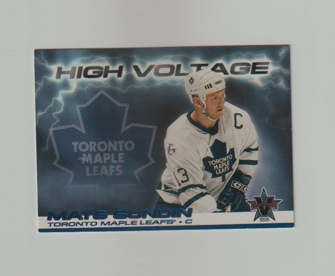 2000-01 Vanguard High Voltage #33 Mats Sundin