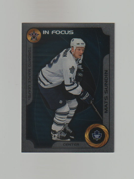 2000-01 Vanguard In Focus #18 Mats Sundin