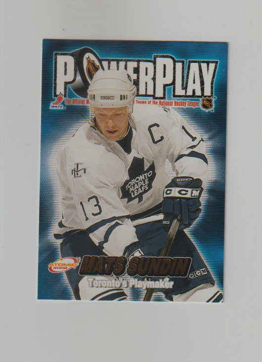 2001-02 Atomic Power Play #32 Mats Sundin