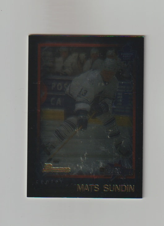 2001-02 Bowman YoungStars Ice Cubed #5 Mats Sundin