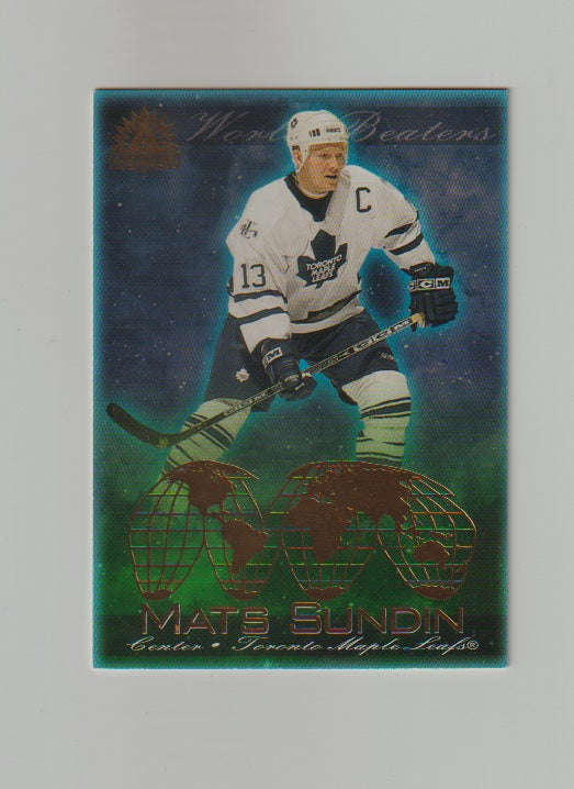 2001-02 Pacific Adrenaline World Beaters #19 Mats Sundin