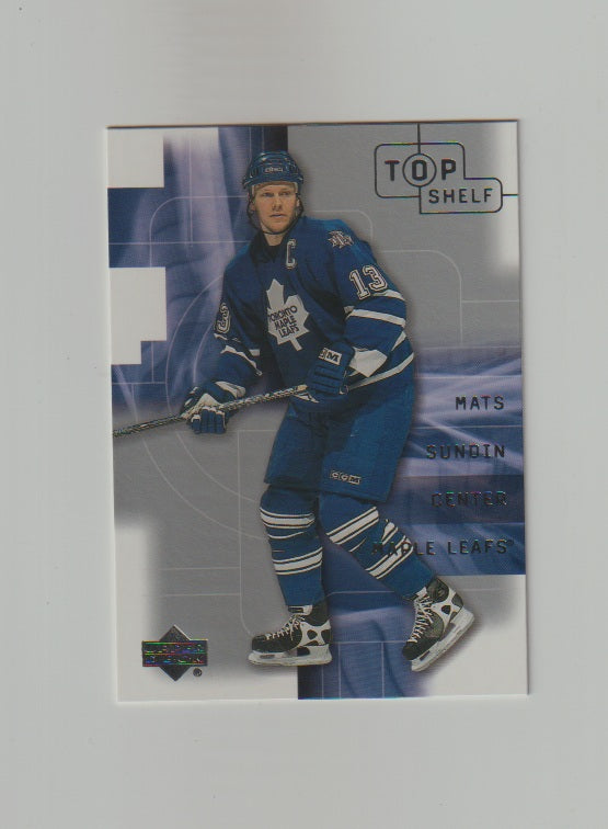 2001-02 UD Top Shelf #42 Mats Sundin