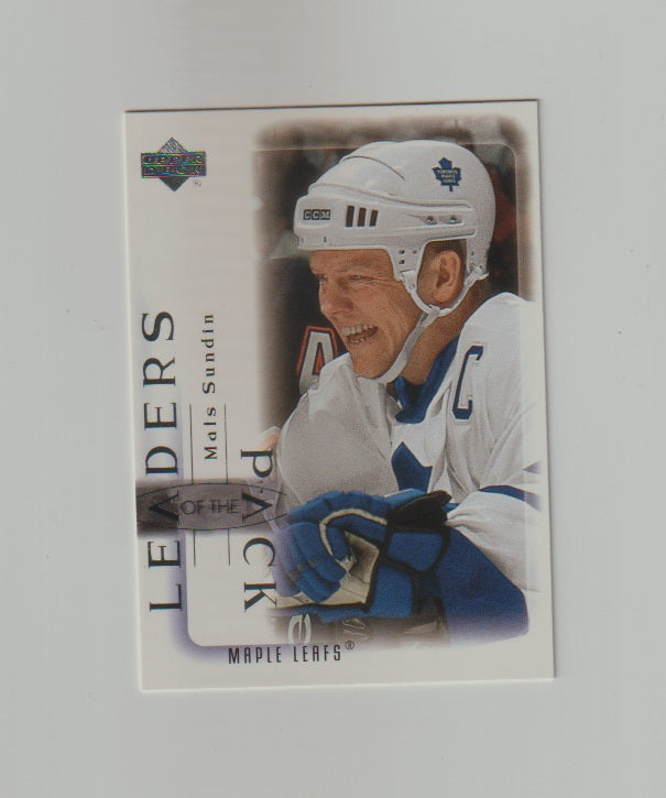 2001-02 Upper Deck Leaders of the Pack #LP15 Mats Sundin