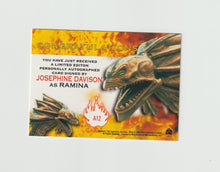 Load image into Gallery viewer, 2001 Hercules the Complete Journeys Autographs #A12 Josephine Davison as Ramina

