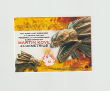 Load image into Gallery viewer, 2001 Hercules the Complete Journeys Autographs #A3 Martin Kove as Demetrius
