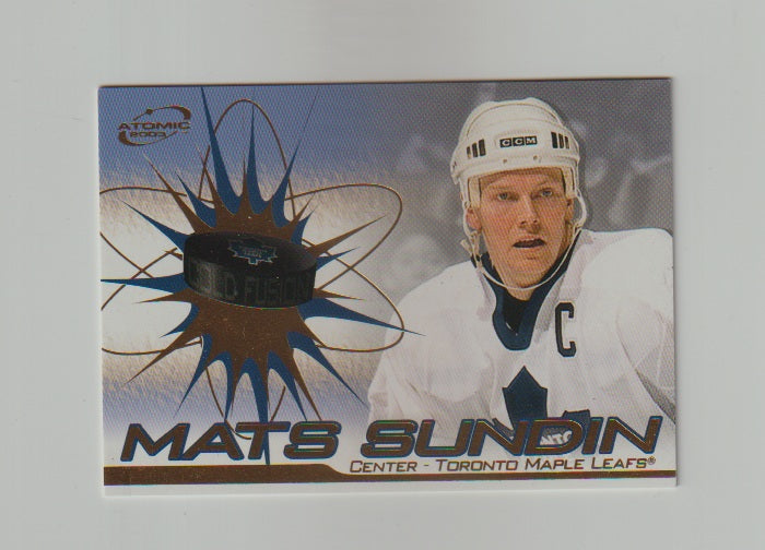 2002-03 Atomic Cold Fusion #22 Mats Sundin