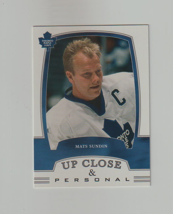 2002-03 BAP First Edition Up Close and Personal #305 Mats Sundin