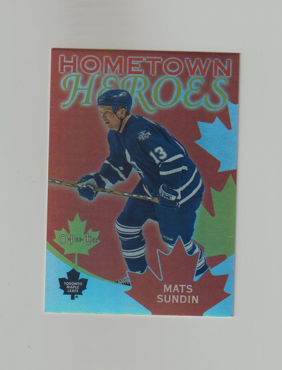 2002-03 O-Pee-Chee Hometown Heroes #HHC5 Mats Sundin