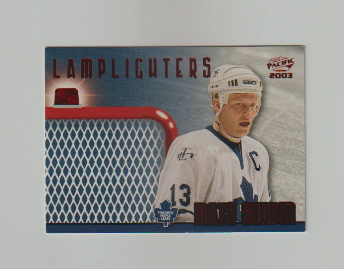 2002-03 Pacific Lamplighters #12 Mats Sundin