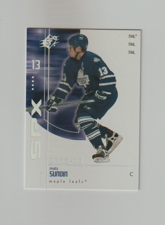 2002-03 SPx #70 Mats Sundin