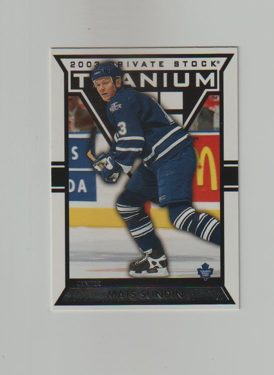 2002-03 Titanium Retail #94 Mats Sundin