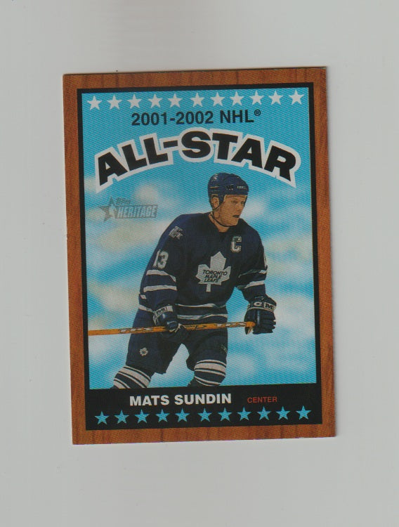 2002-03 Topps Heritage #124 Mats Sundin