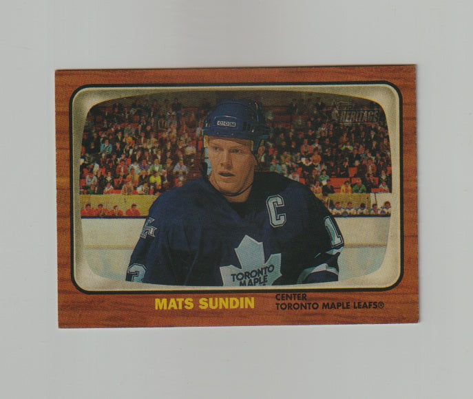 2002-03 Topps Heritage #13 Mats Sundin