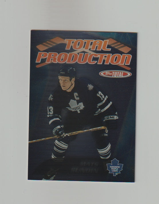 2002-03 Topps Total Total Protection #TP3 Mats Sundin