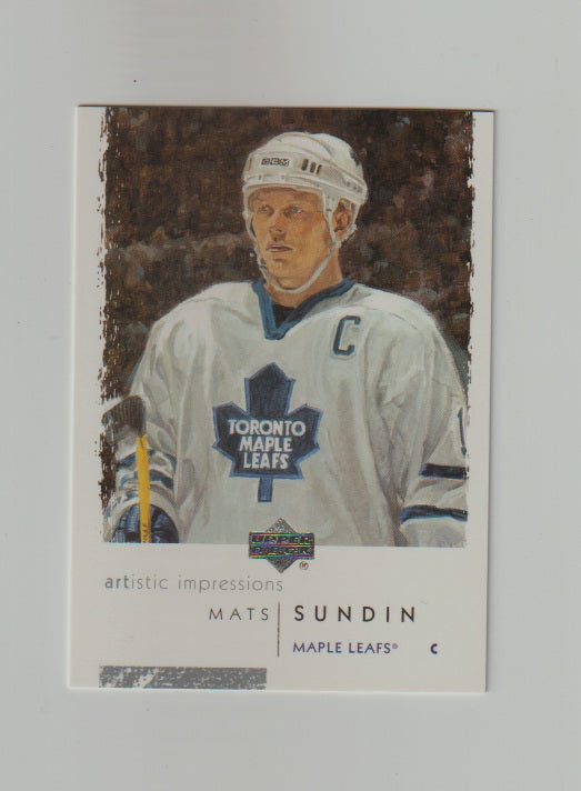 2002-03 UD Artistic Impressions #82 Mats Sundin
