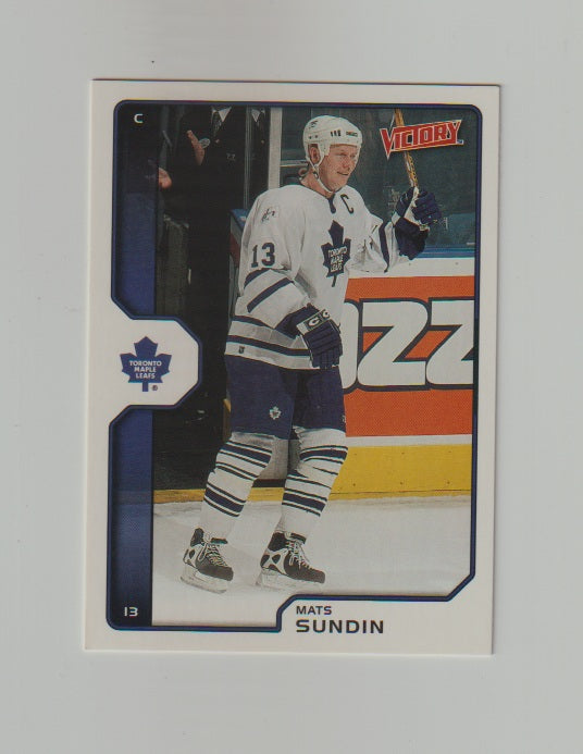 2002-03 Upper Deck Victory #200 Mats Sundin