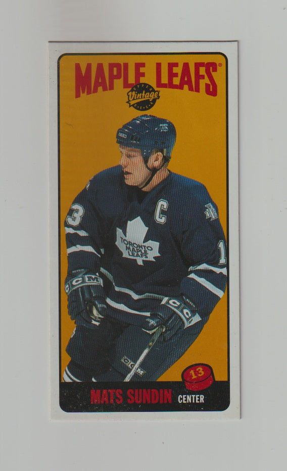 2002-03 Upper Deck Vintage Tall Boys #T60 Mats Sundin