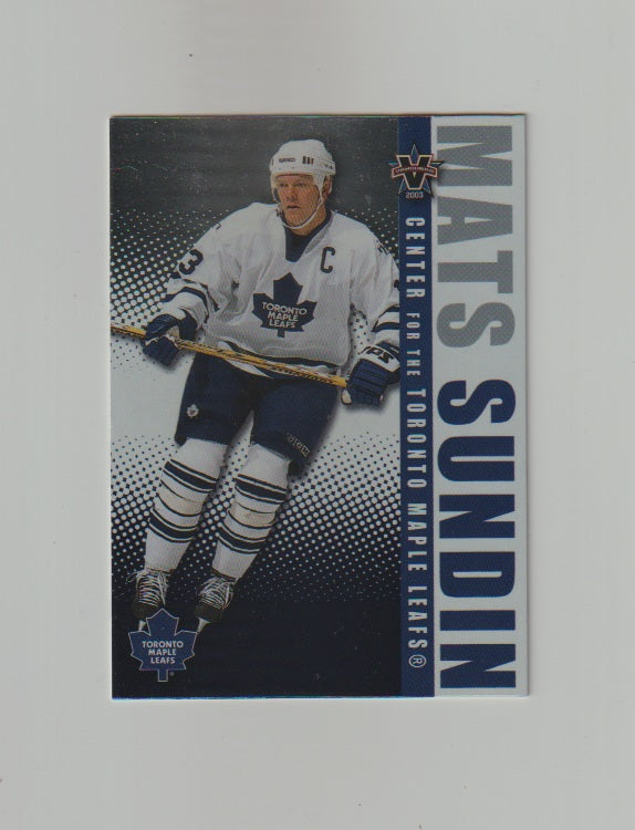 2002-03 Vanguard #93 Mats Sundin