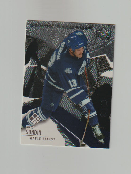 2003-04 Black Diamond #88 Mats Sundin