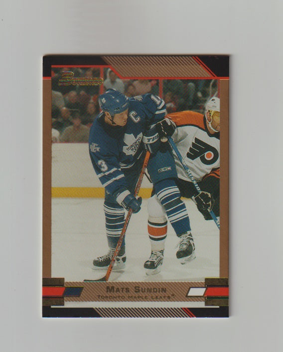 2003-04 Bowman Gold #105 Mats Sundin