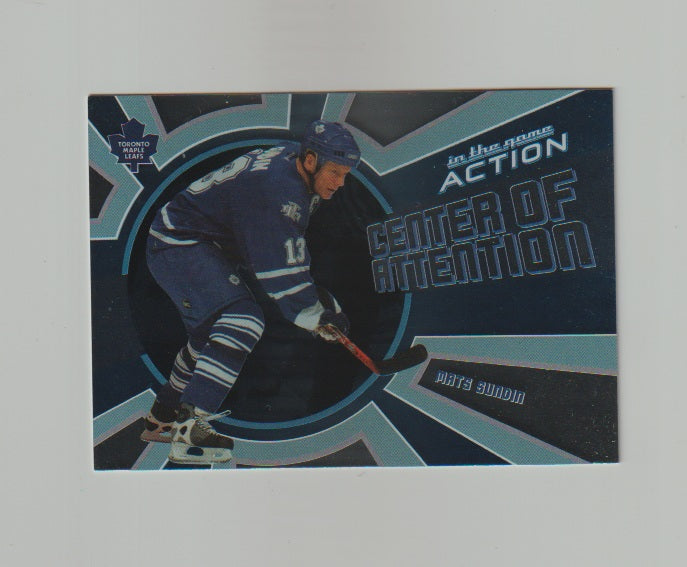 2003-04 ITG Action Center of Attention #CA-10 Mats Sundin