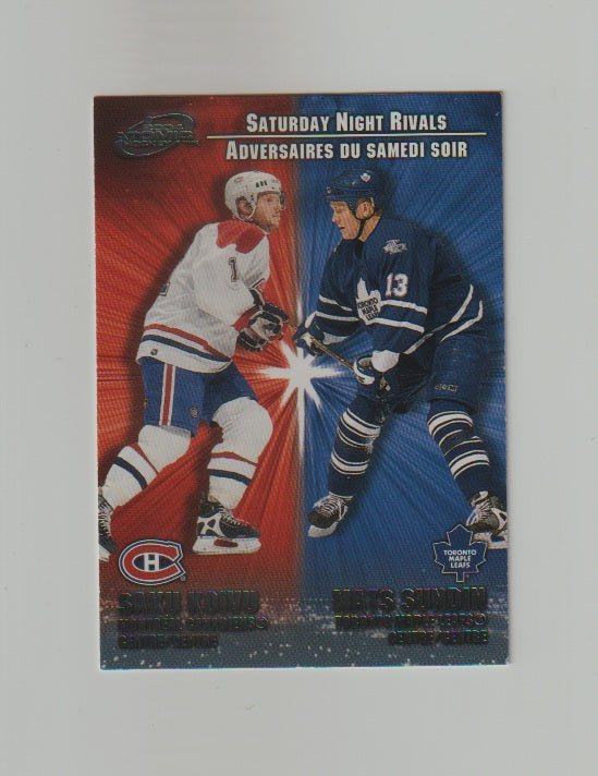 2003-04 McDonald's Saturday Night Rivals #4 Mats Sundin & Saku Koivu