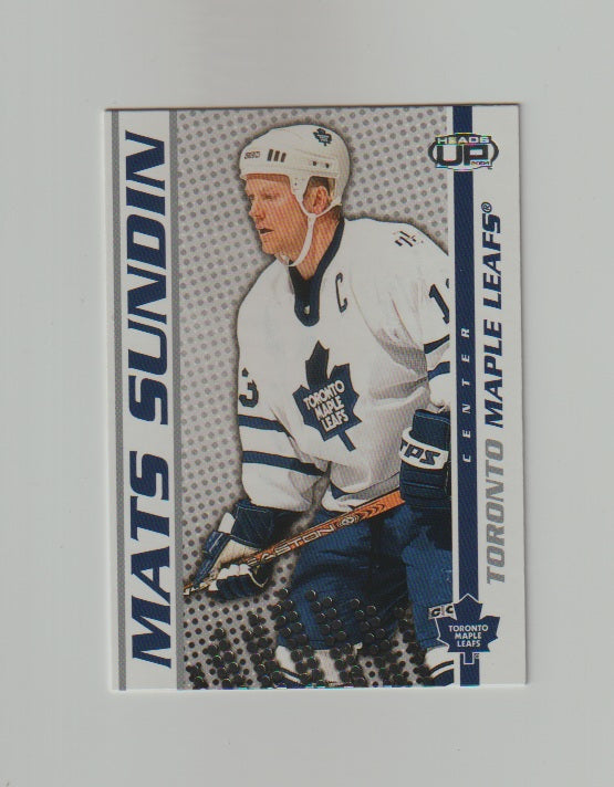 2003-04 Pacific Heads Up #93 Mats Sundin