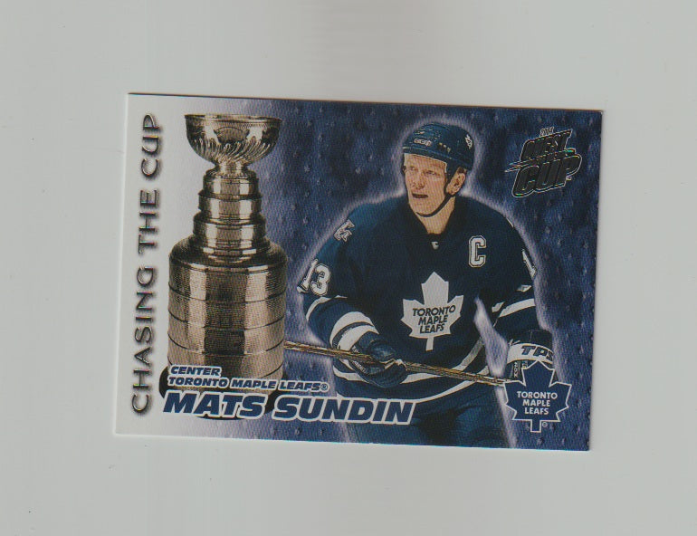 2003-04 Pacific Quest for the Cup Chasing the Cup #8 Mats Sundin