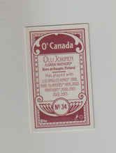 Load image into Gallery viewer, 2003-04 Topps C55 Minis O Canada Back Red #34 Olli Jokinen
