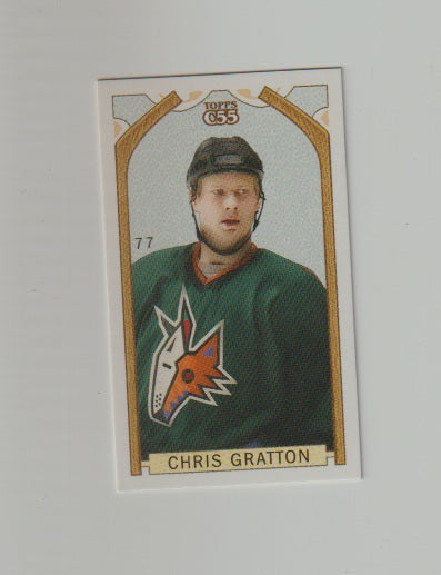 2003-04 Topps C55 Minis O Canada Back #77 Chris Gratton
